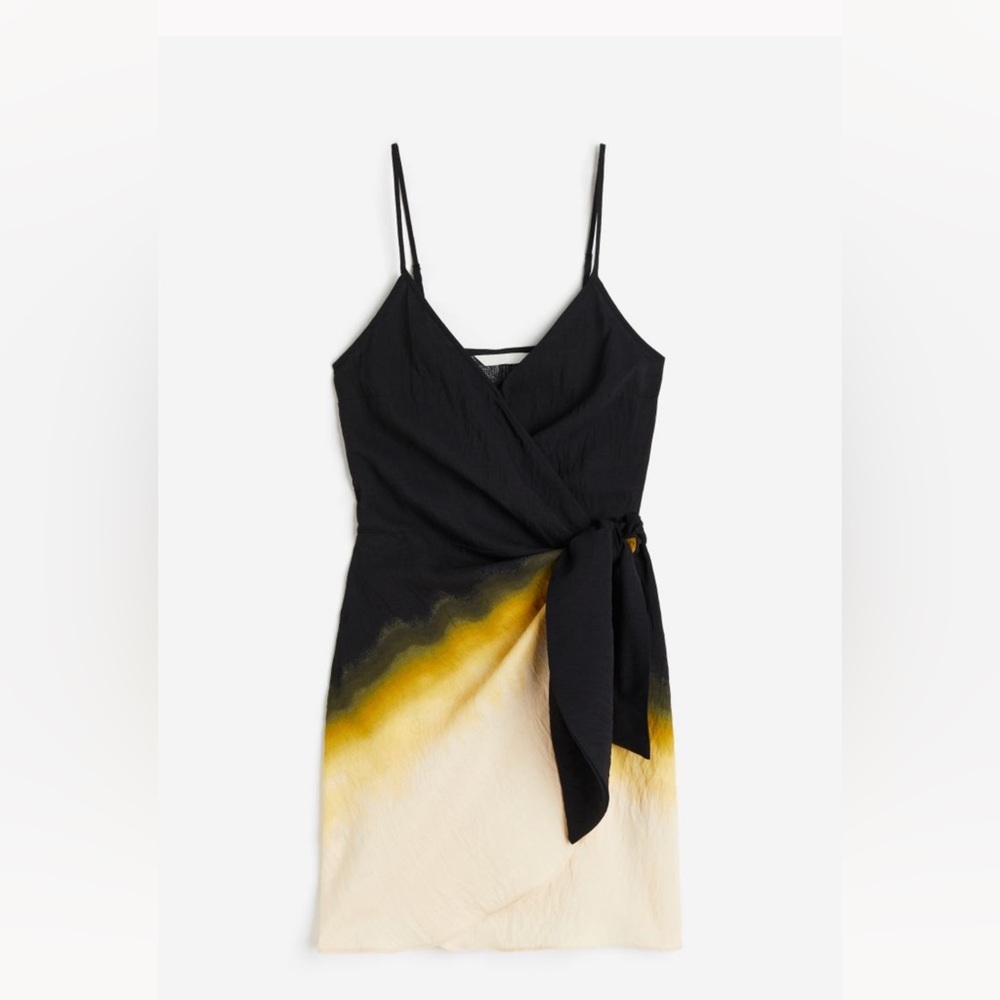 Ombré wrap dress